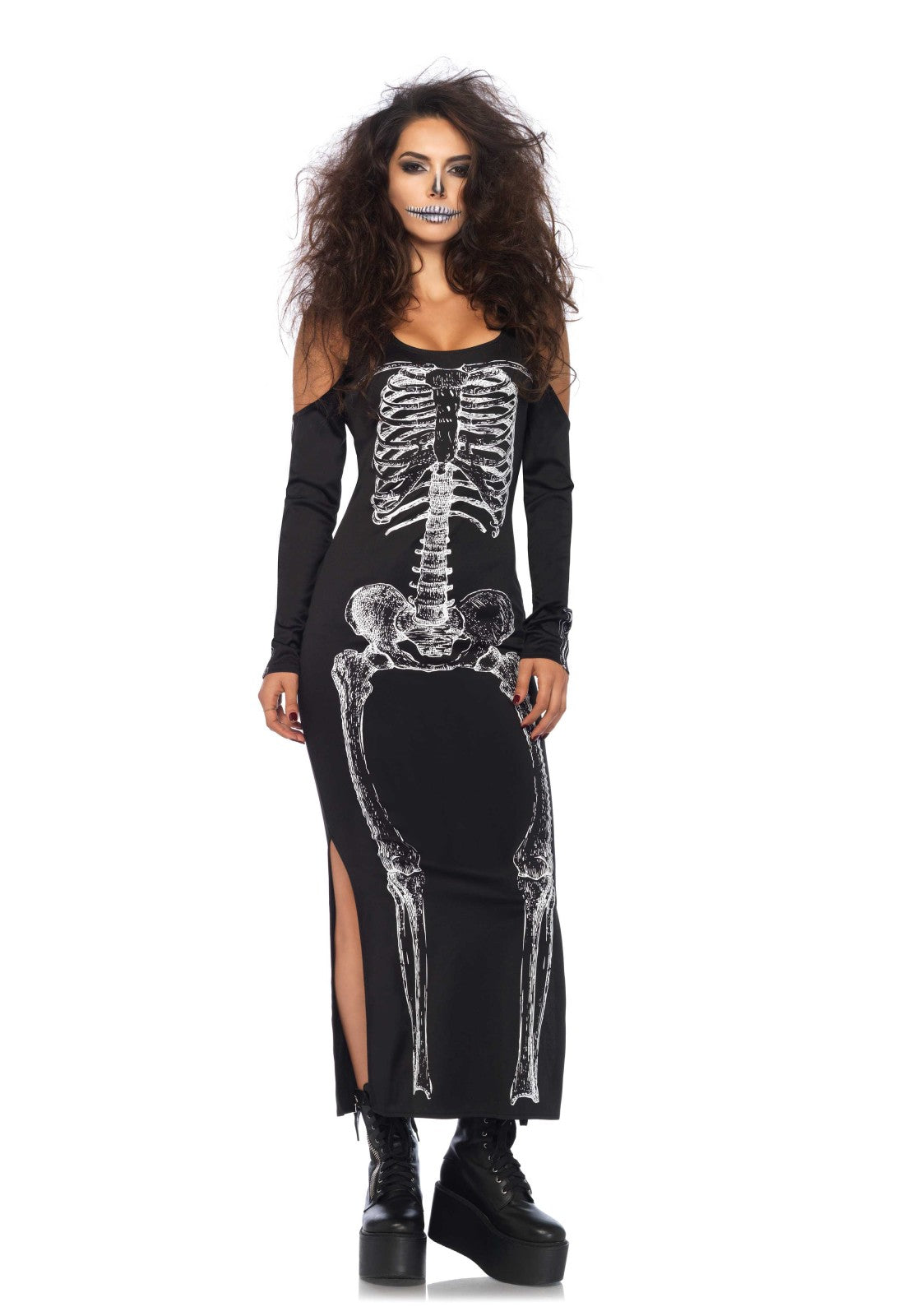 Leg Avenue 85565 Side Slit Skeleton Dress