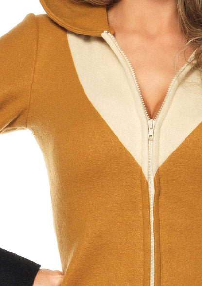 Cozy Fawn Hooded Dress