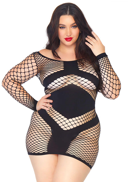 Leg Avenue 86593Q Long Sleeved Minidress