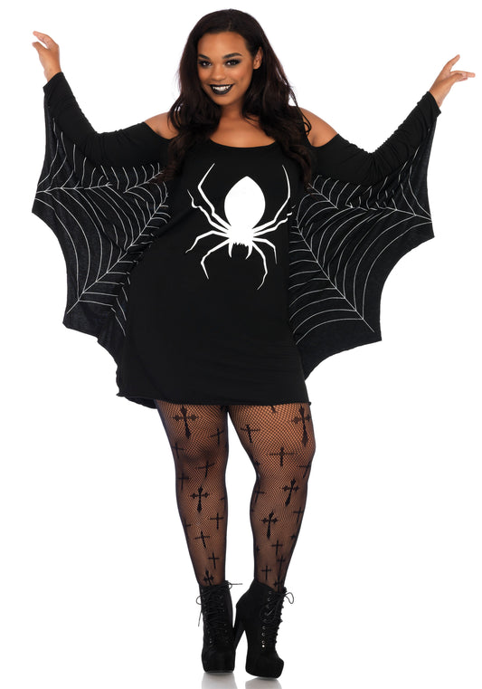 Leg Avenue 86647X Jersey spiderweb dress