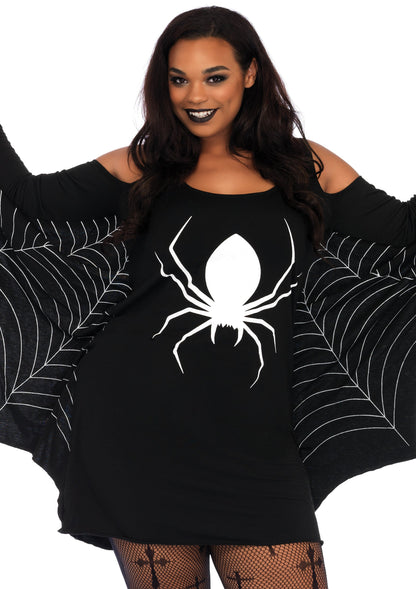 Leg Avenue 86647X Jersey spiderweb dress