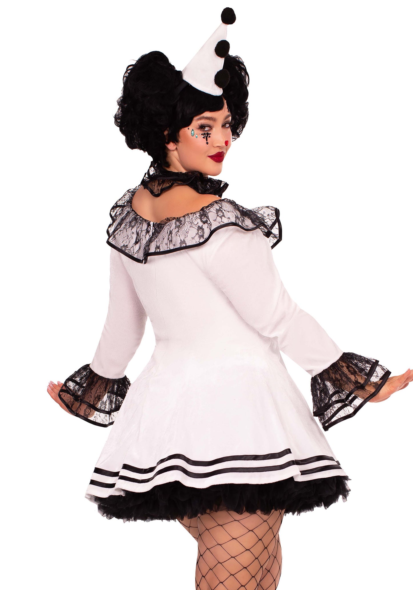 Plus Pierrot Clown Dress