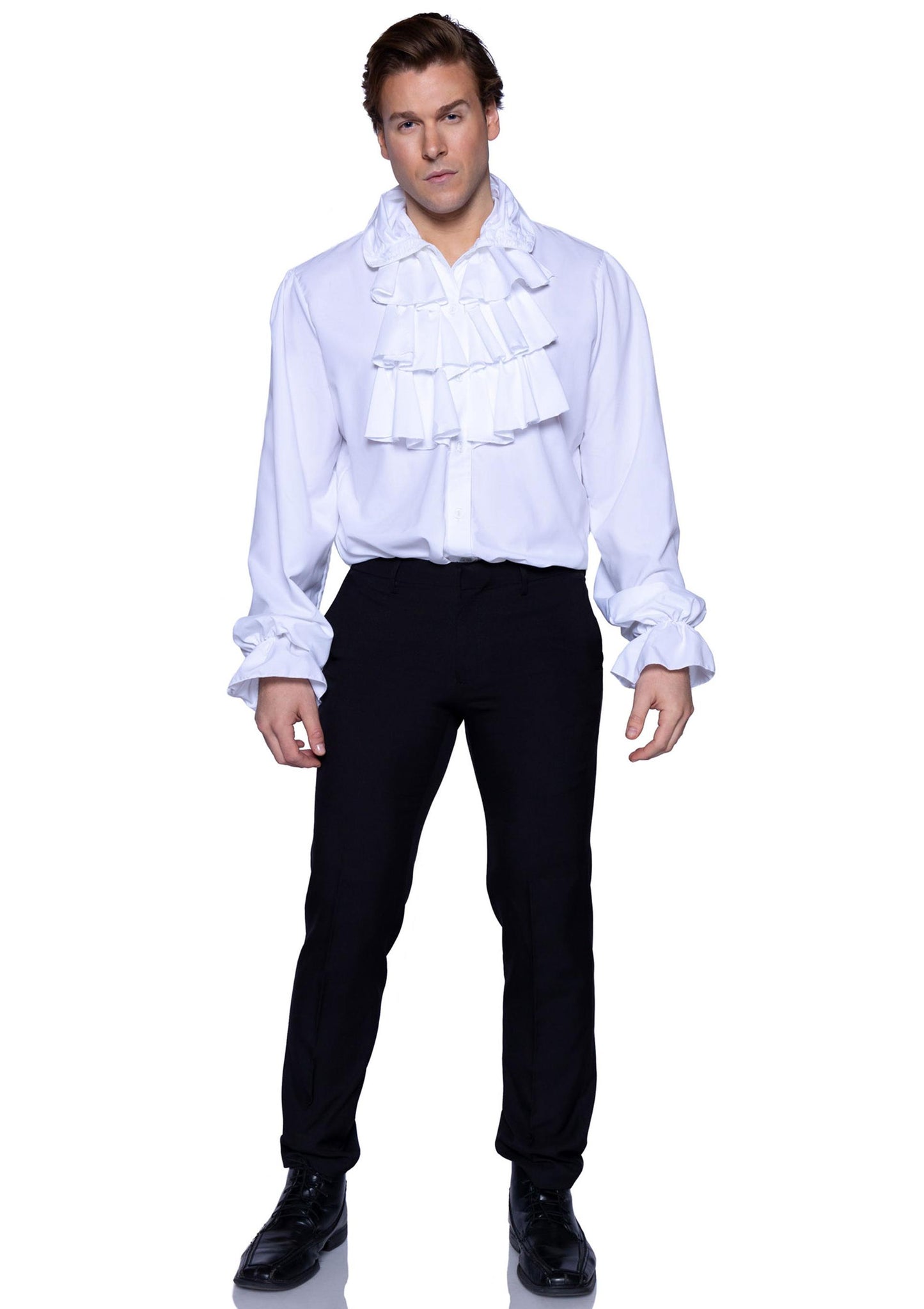 Leg Avenue 86688 Ruffle front shirt