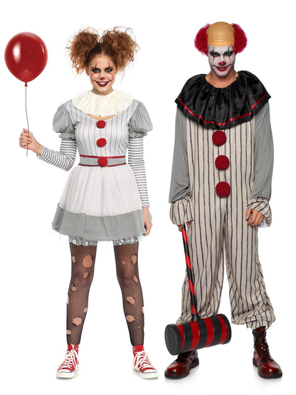 Plus Creepy Clown Dress