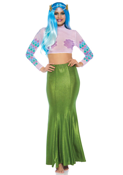 Leg Avenue 86771X Shimmer spandex mermaid skirt