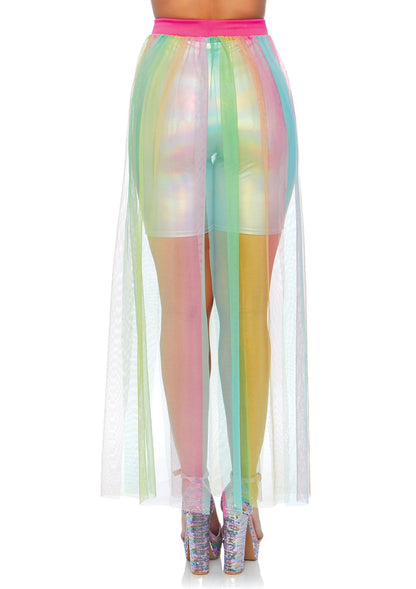 Leg Avenue 86773 Multi slit sheer skirt