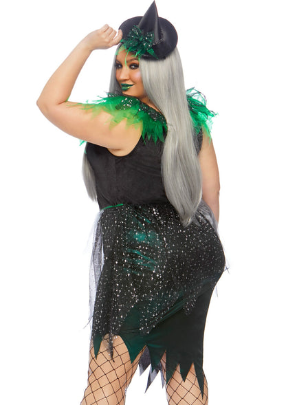 Leg Avenue 86816X Wicked Witch Plus Size