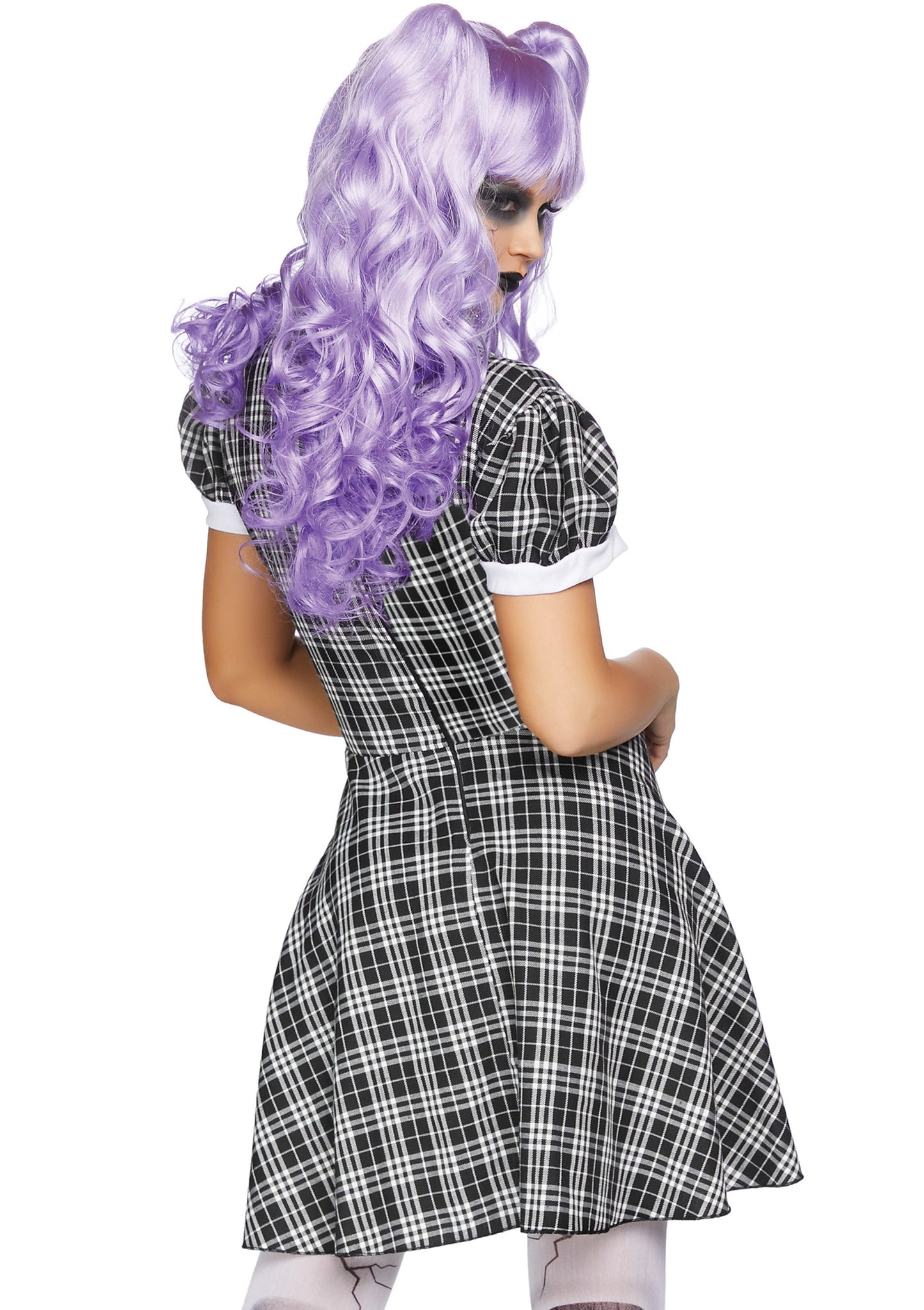 Leg Avenue 86828 Plaid babydoll dress