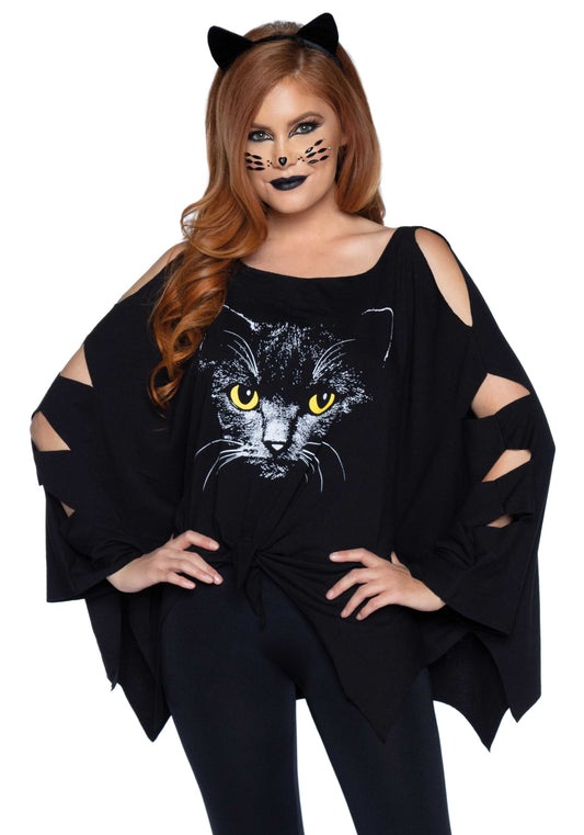 Leg Avenue 86897 Cat Poncho and ears