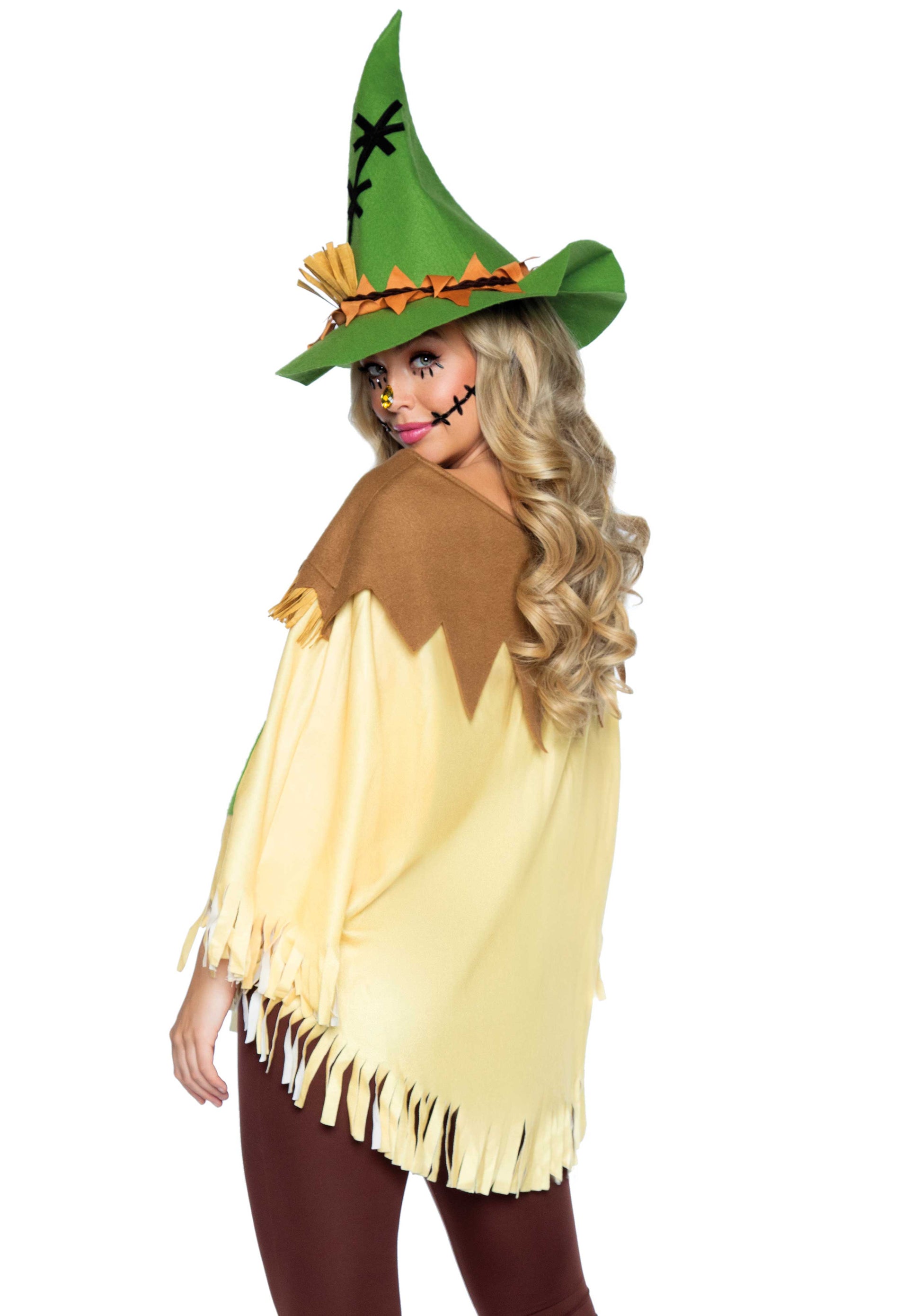 Leg Avenue 86935 Scarecrow Poncho and hat