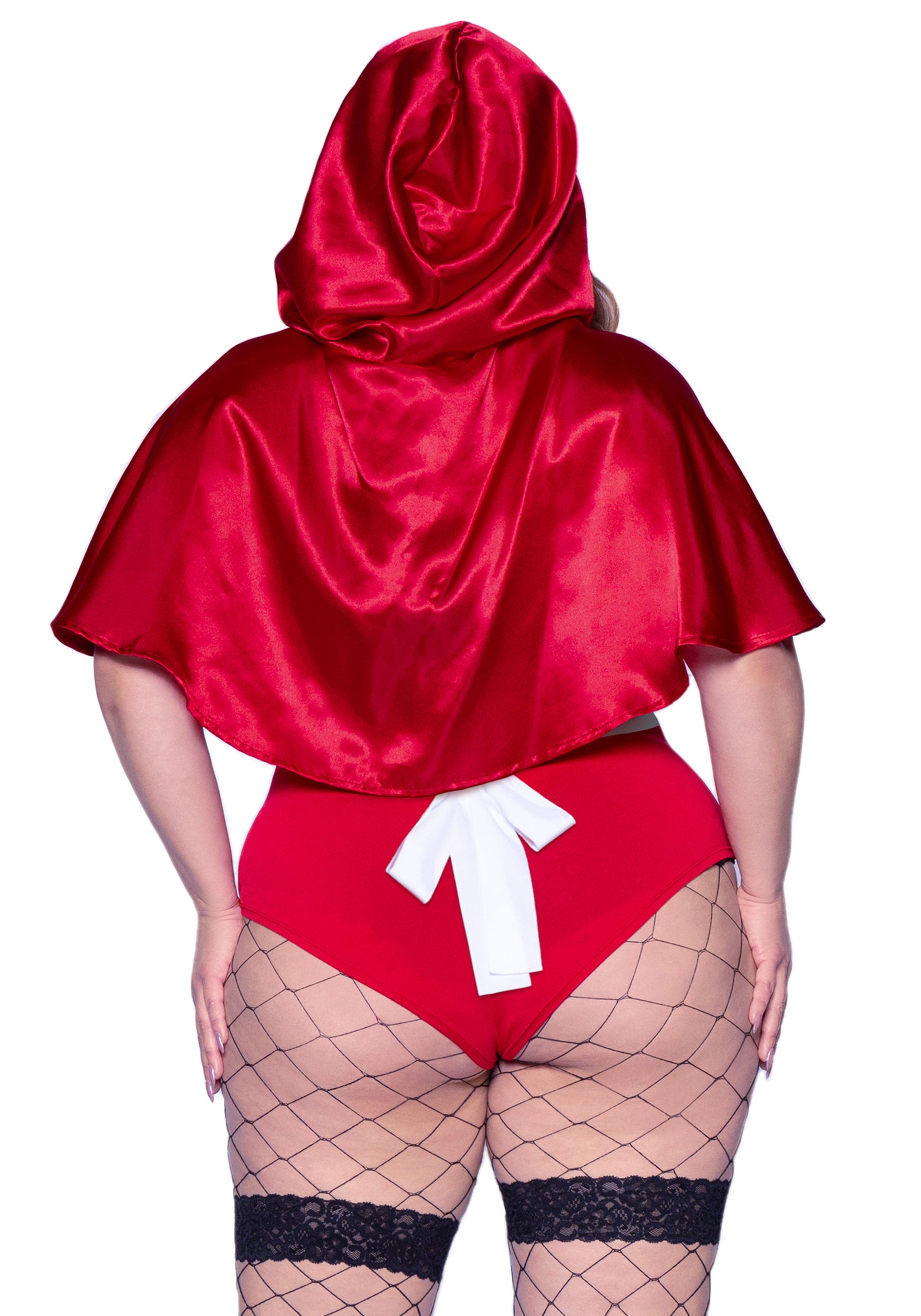 Leg Avenue 86975X Naughty Miss Red Plus Size