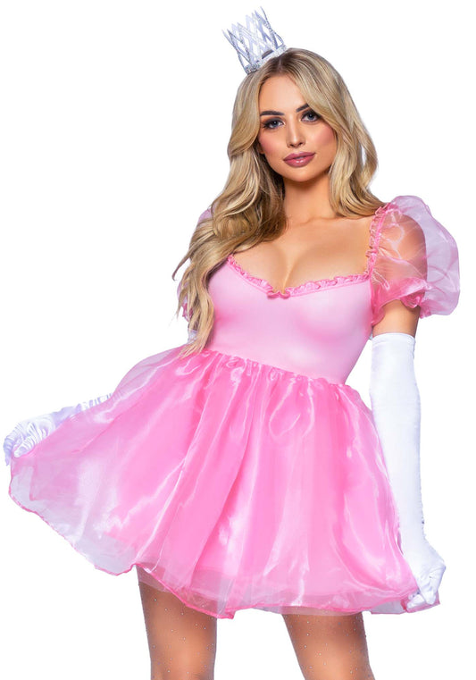 Leg Avenue 87105 Frosted organza babydoll dress