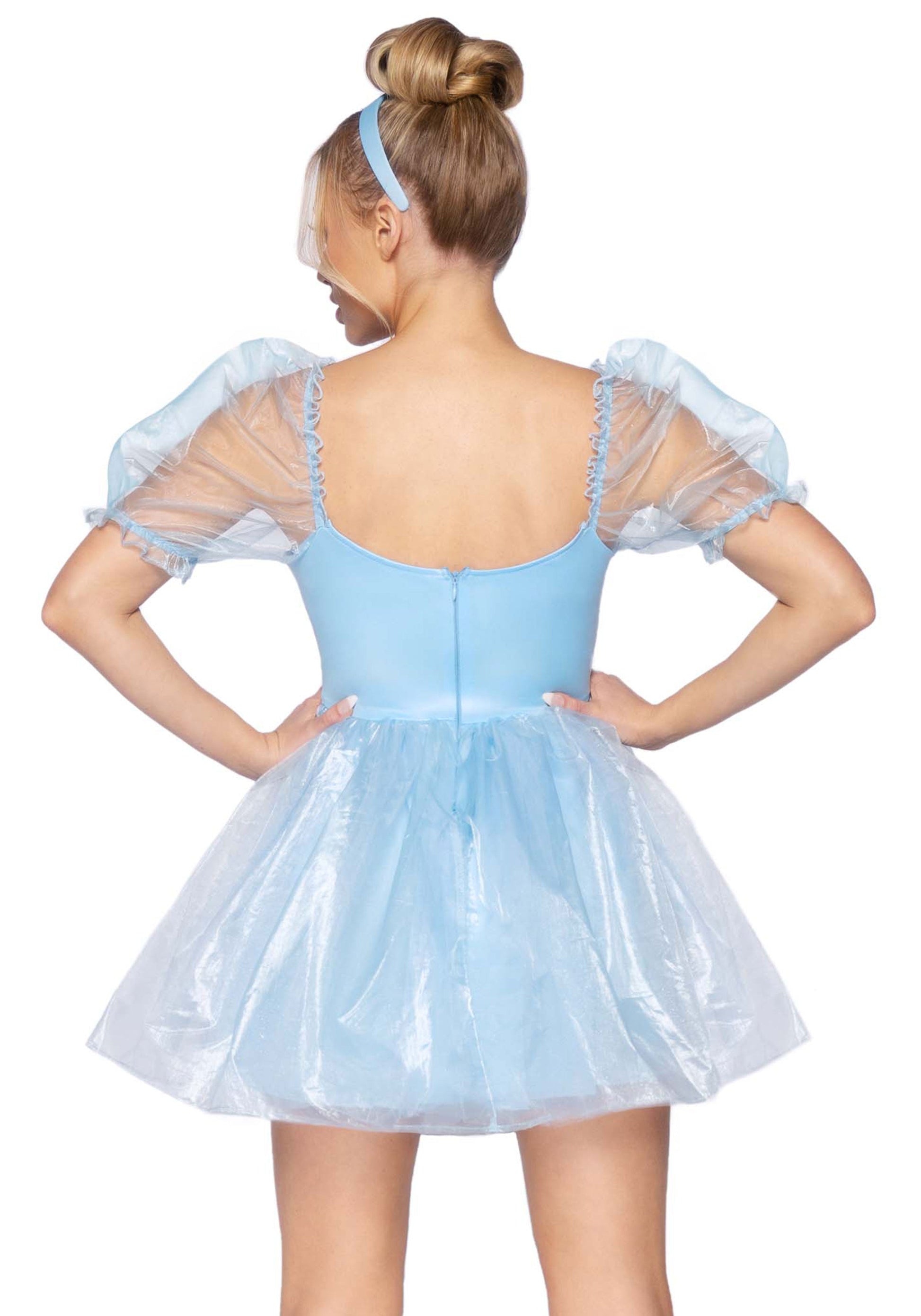 Leg Avenue 87105 Frosted organza babydoll dress