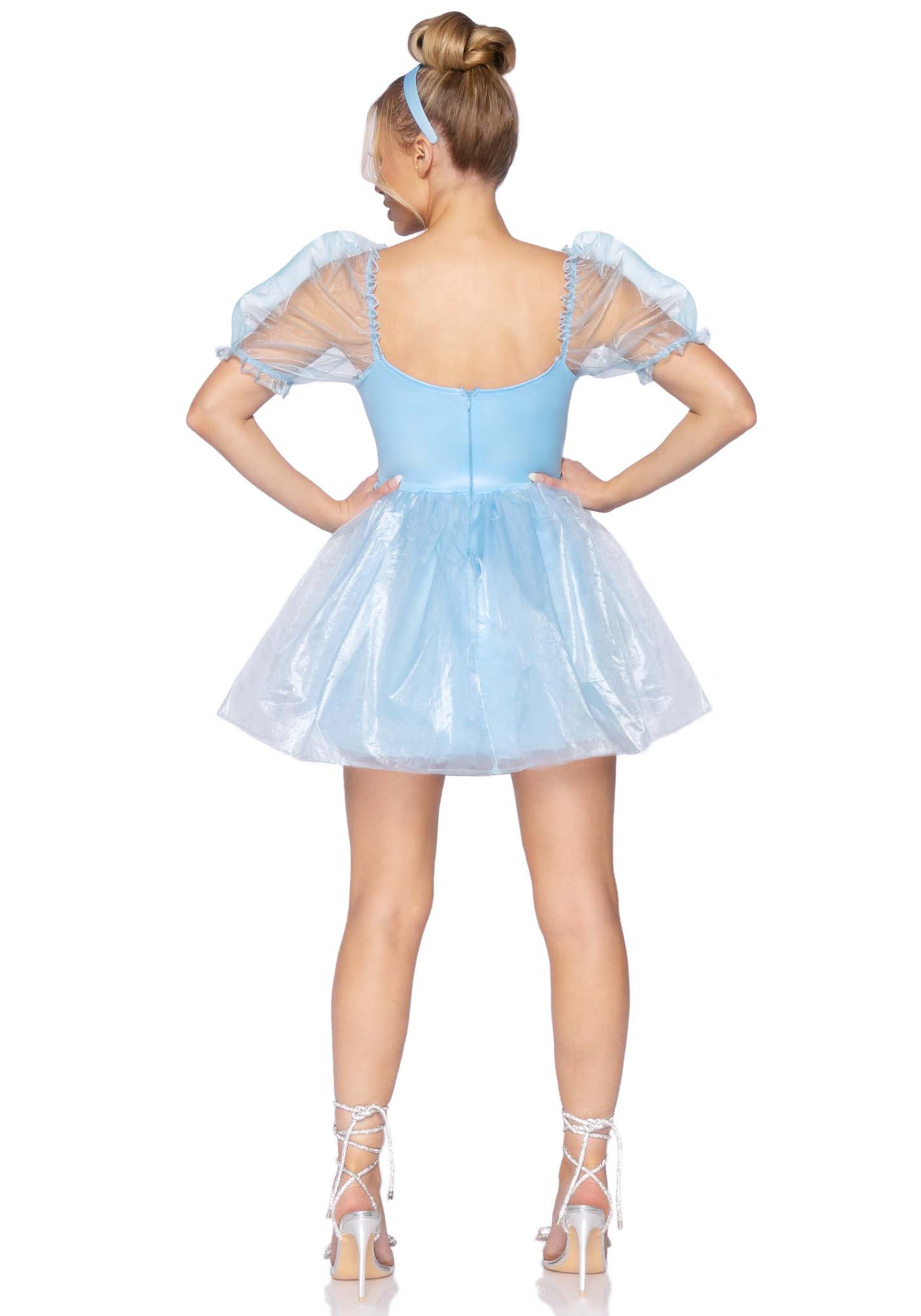 Leg Avenue 87105 Frosted organza babydoll dress