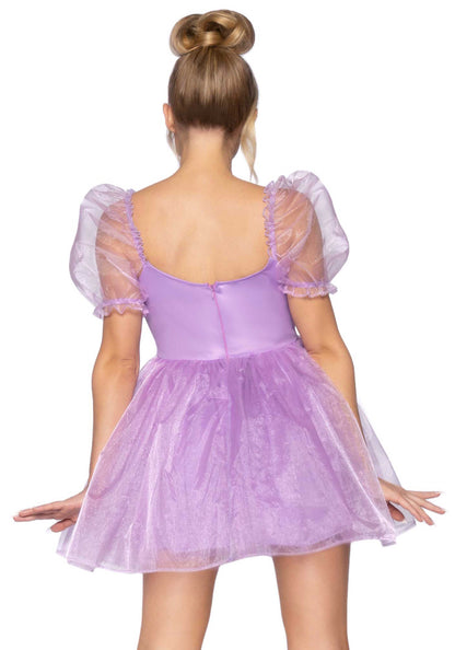 Leg Avenue 87105 Frosted organza babydoll dress