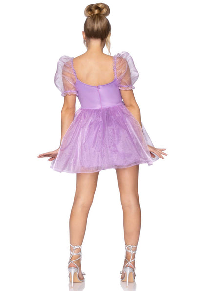 Leg Avenue 87105 Frosted organza babydoll dress