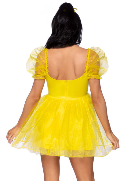 Leg Avenue 87105 Frosted organza babydoll dress