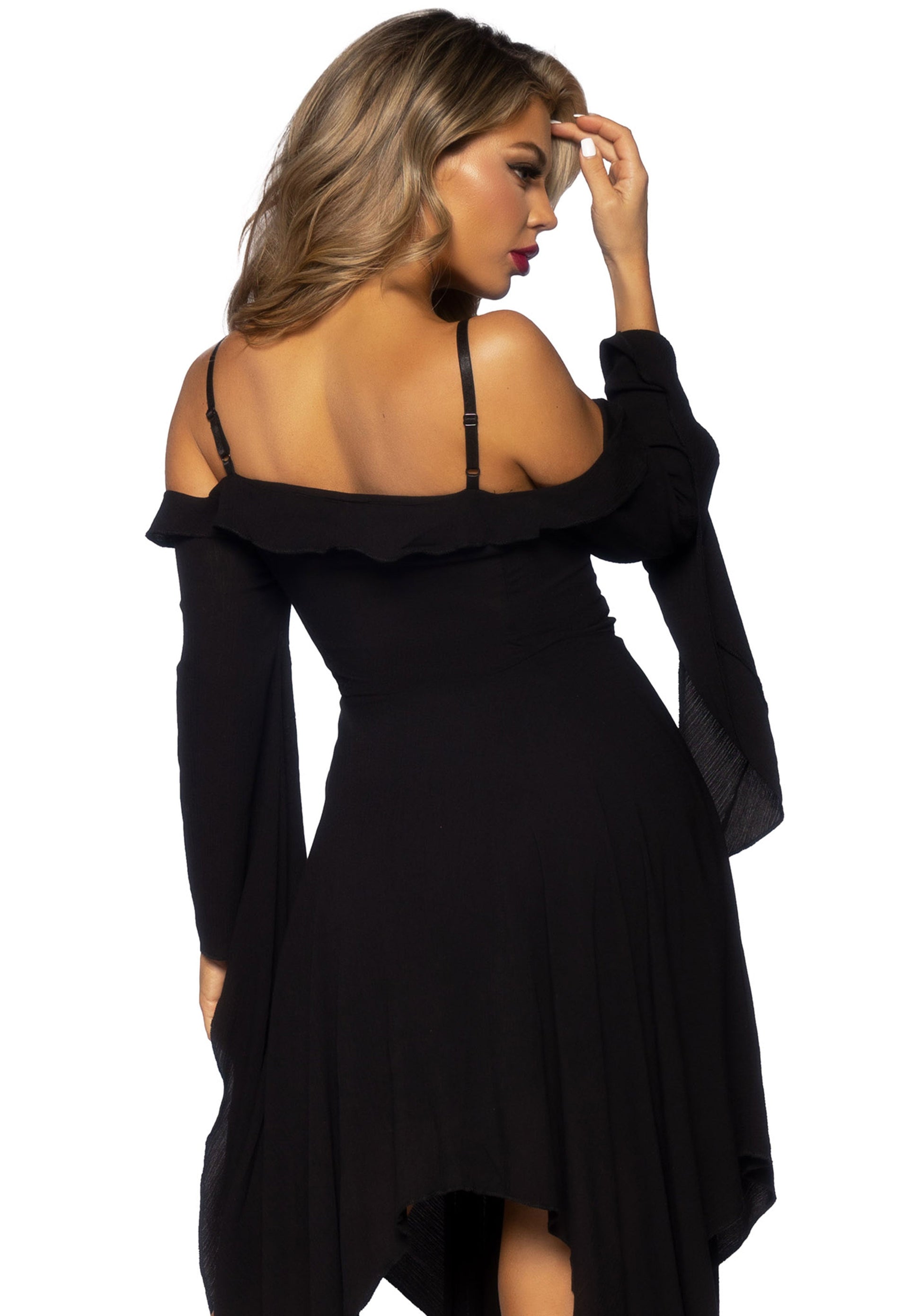 Leg Avenue 87117Cotton bell sleeved dress