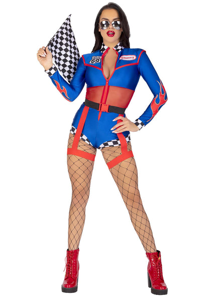 Cherry Bomb Racer Romper