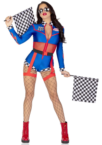 Cherry Bomb Racer Romper