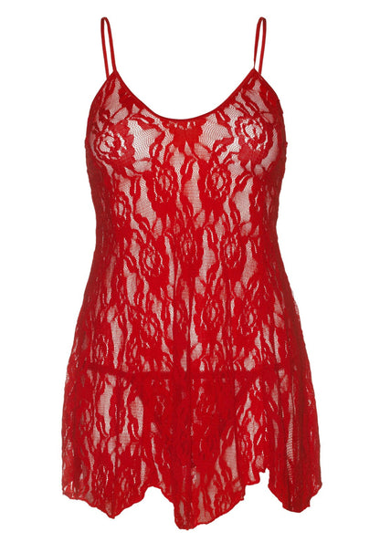 Leg Avenue 8717 Rose Lace Flair Chemise