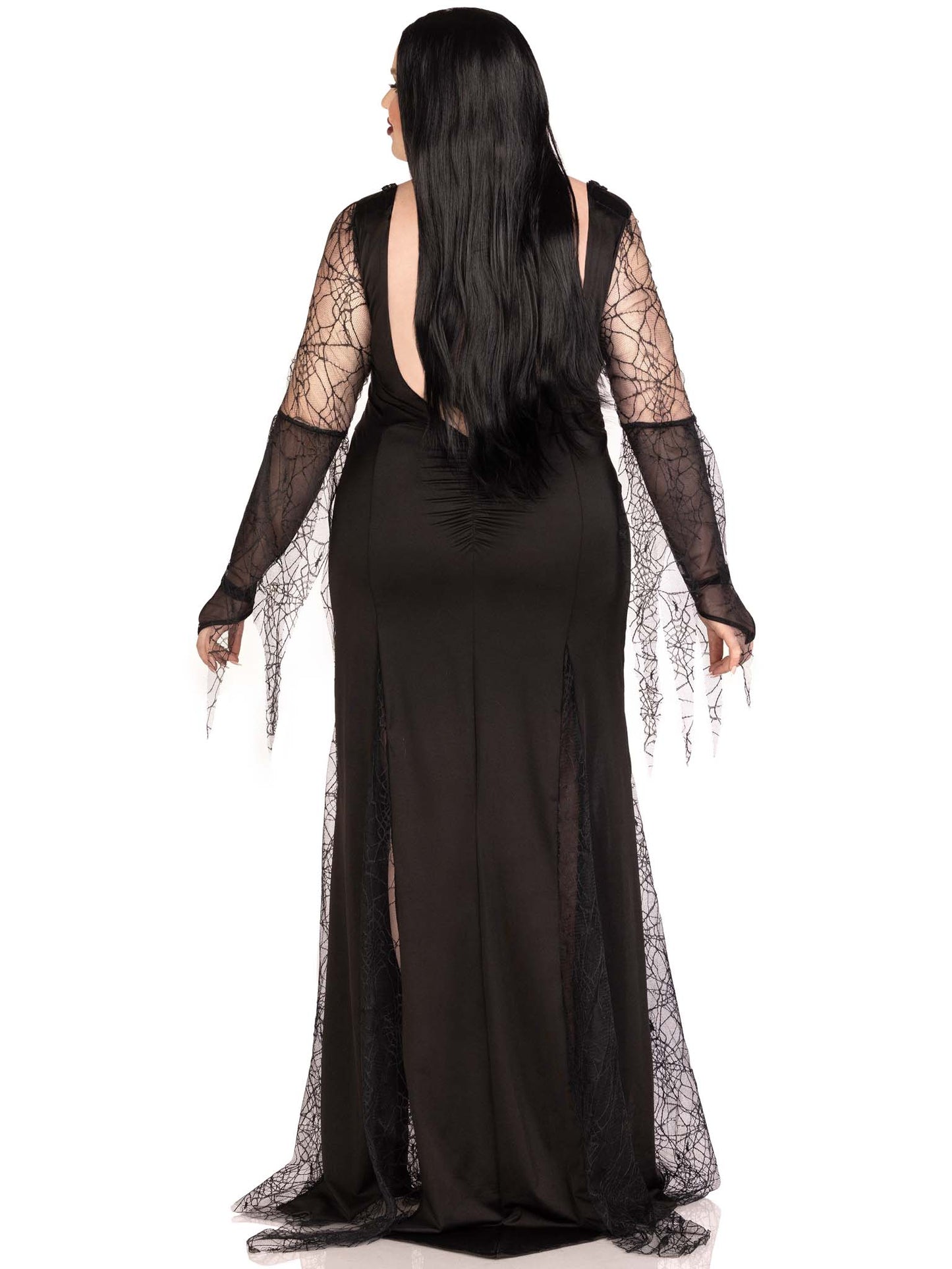 Sexy Spooky Morticia Dress