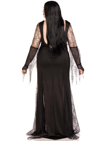 Sexy Spooky Morticia Dress