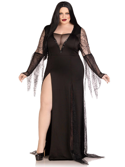 Sexy Spooky Morticia Dress