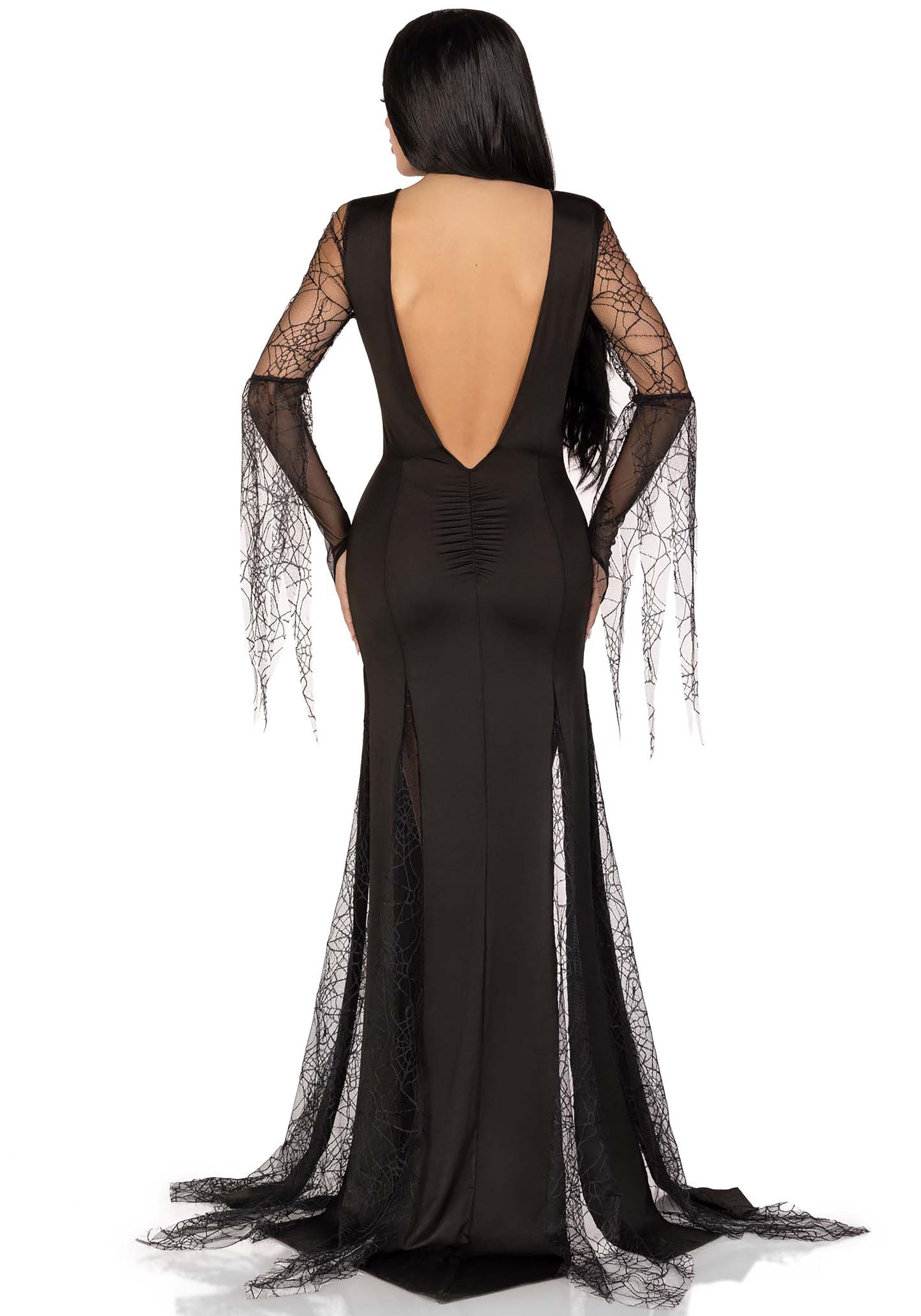 Sexy Spooky Morticia Dress