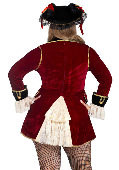 Plus Captivating Pirate Captain Dress