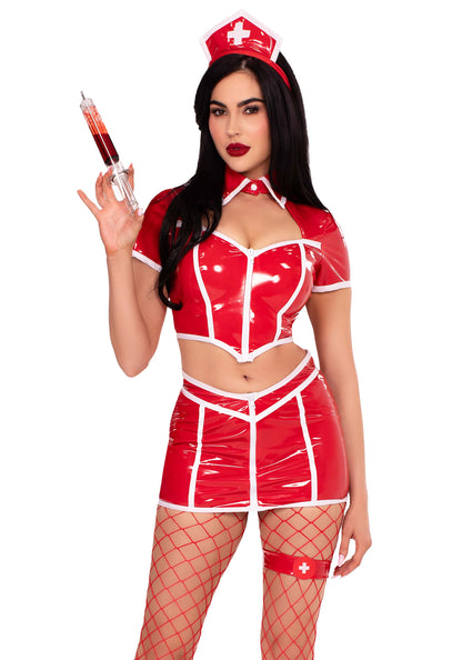 Red Alert Nurse Costume