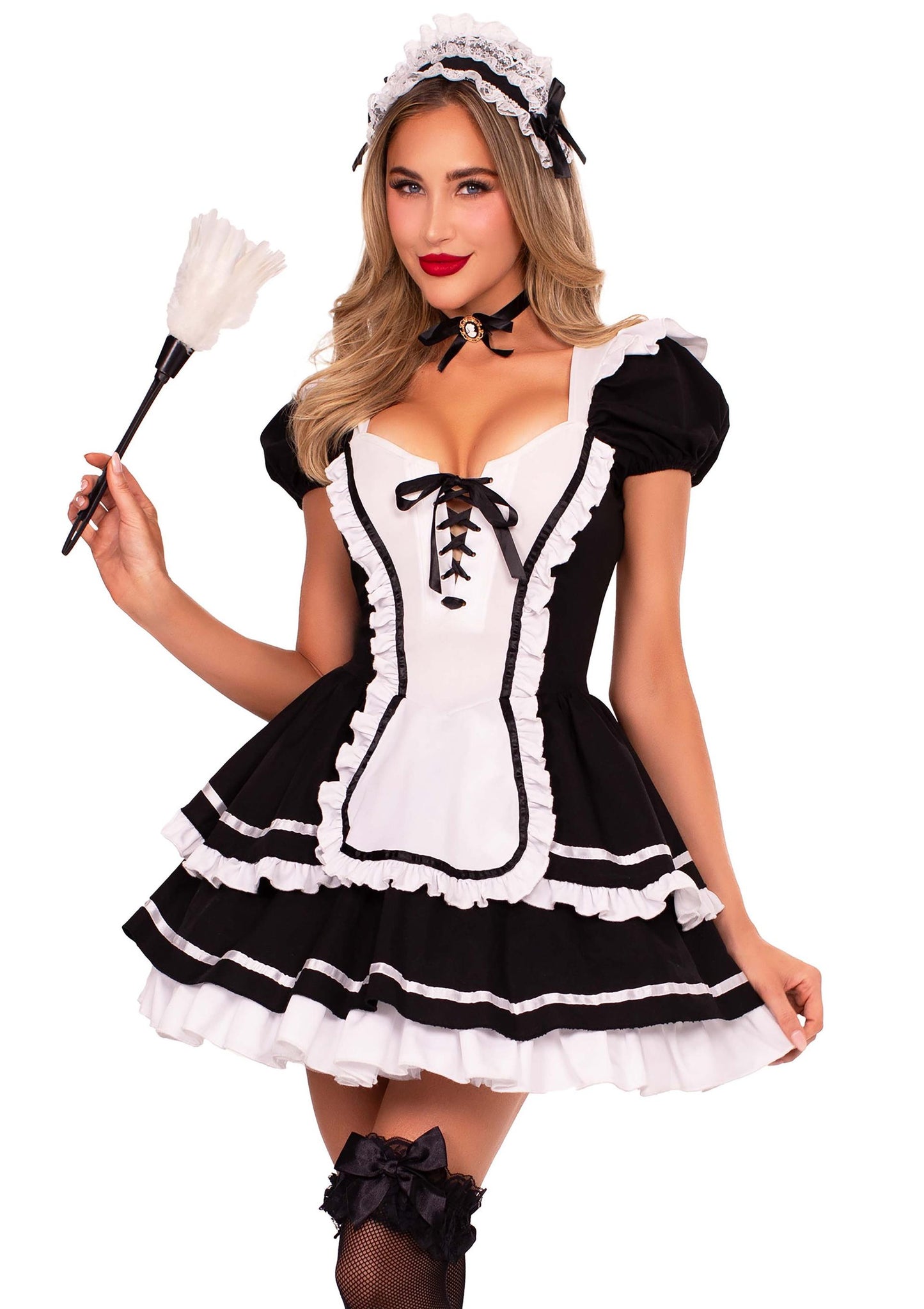 Maid to Flirt Ruffle Trimmed Dress