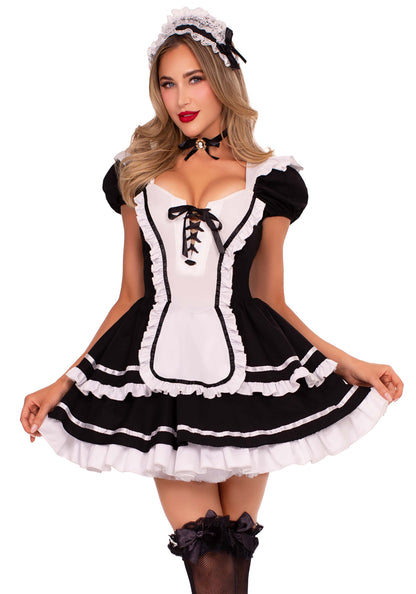Maid to Flirt Ruffle Trimmed Dress