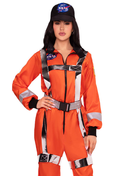 Cosmic Astronaut Zip-Up Jumpsuit
