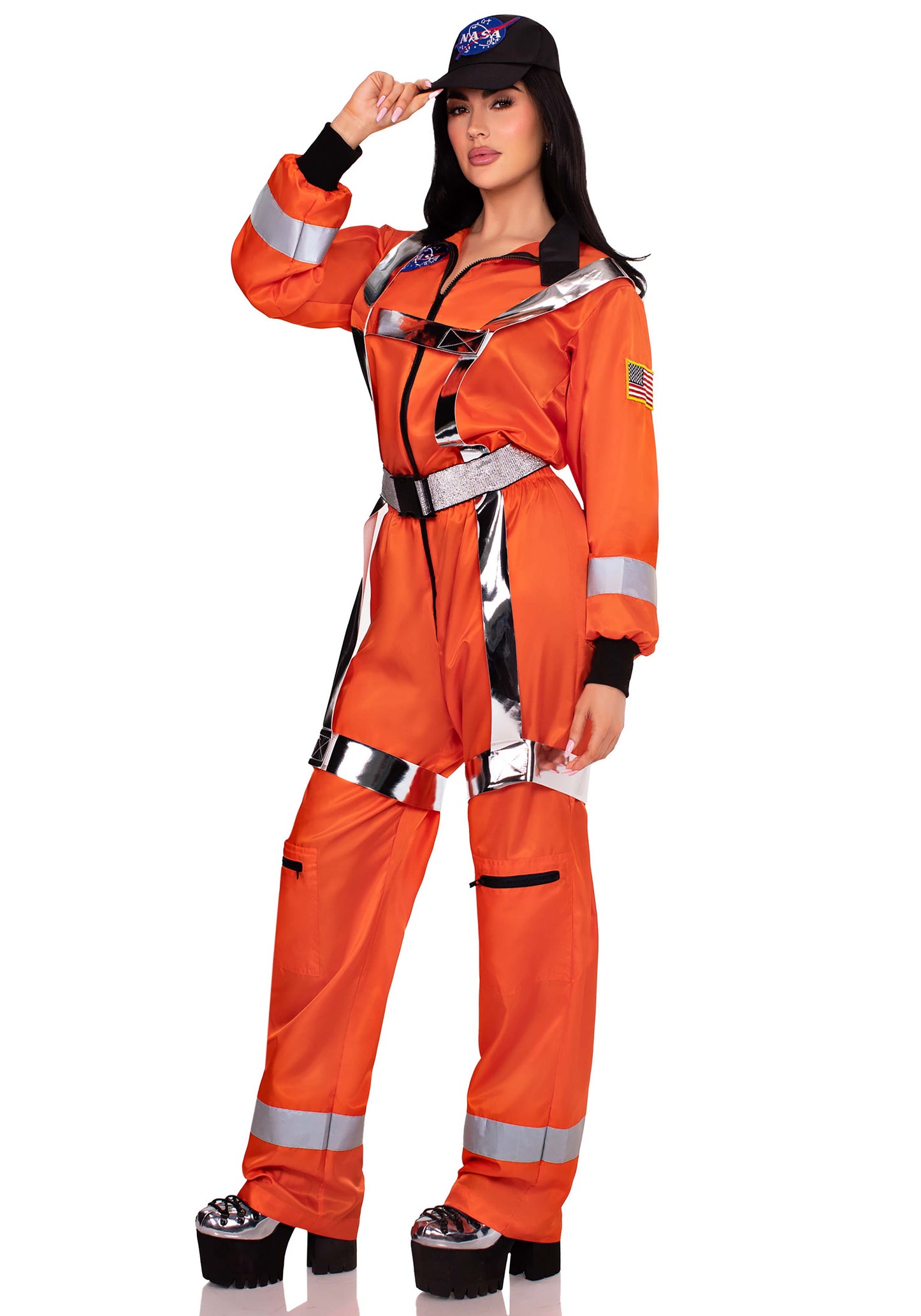 Cosmic Astronaut Zip-Up Jumpsuit