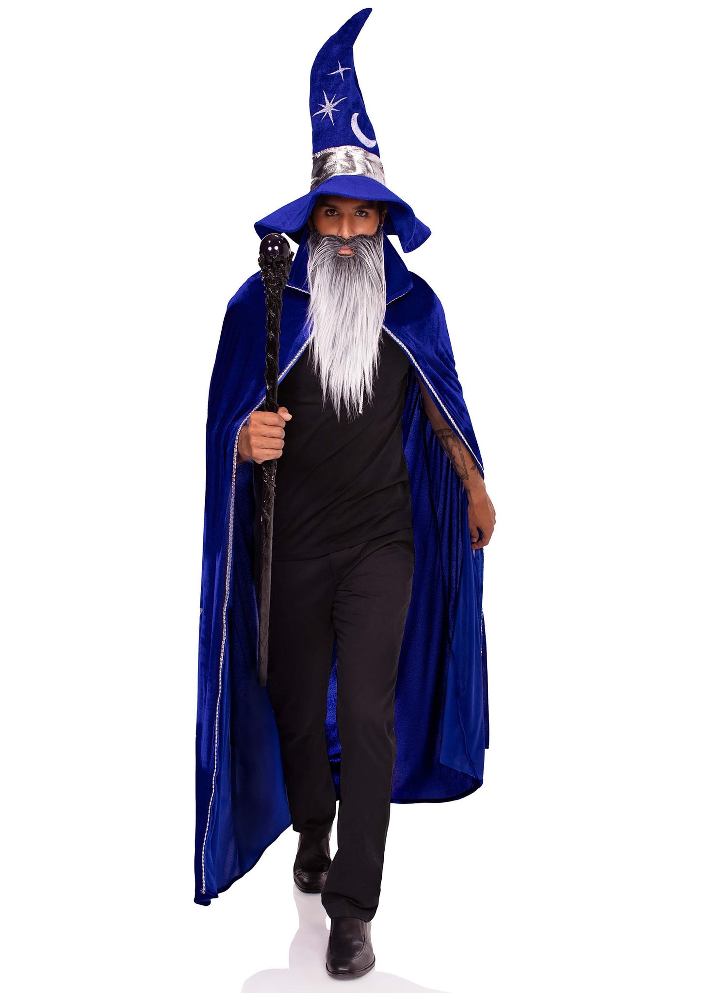 3 PC Wizard Kit, Cape, Hat and Beard