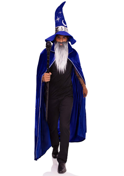 3 PC Wizard Kit, Cape, Hat and Beard