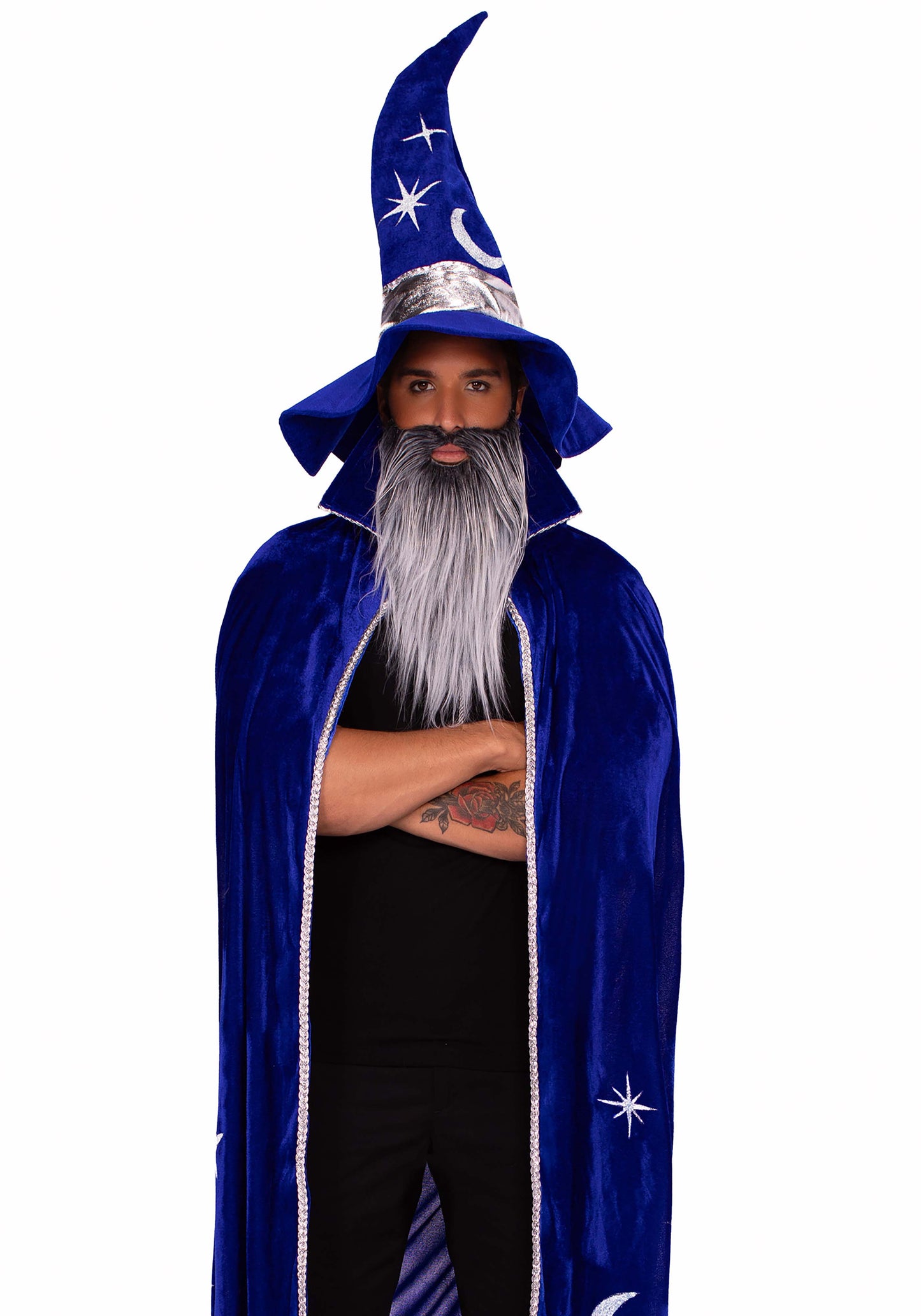 3 PC Wizard Kit, Cape, Hat and Beard