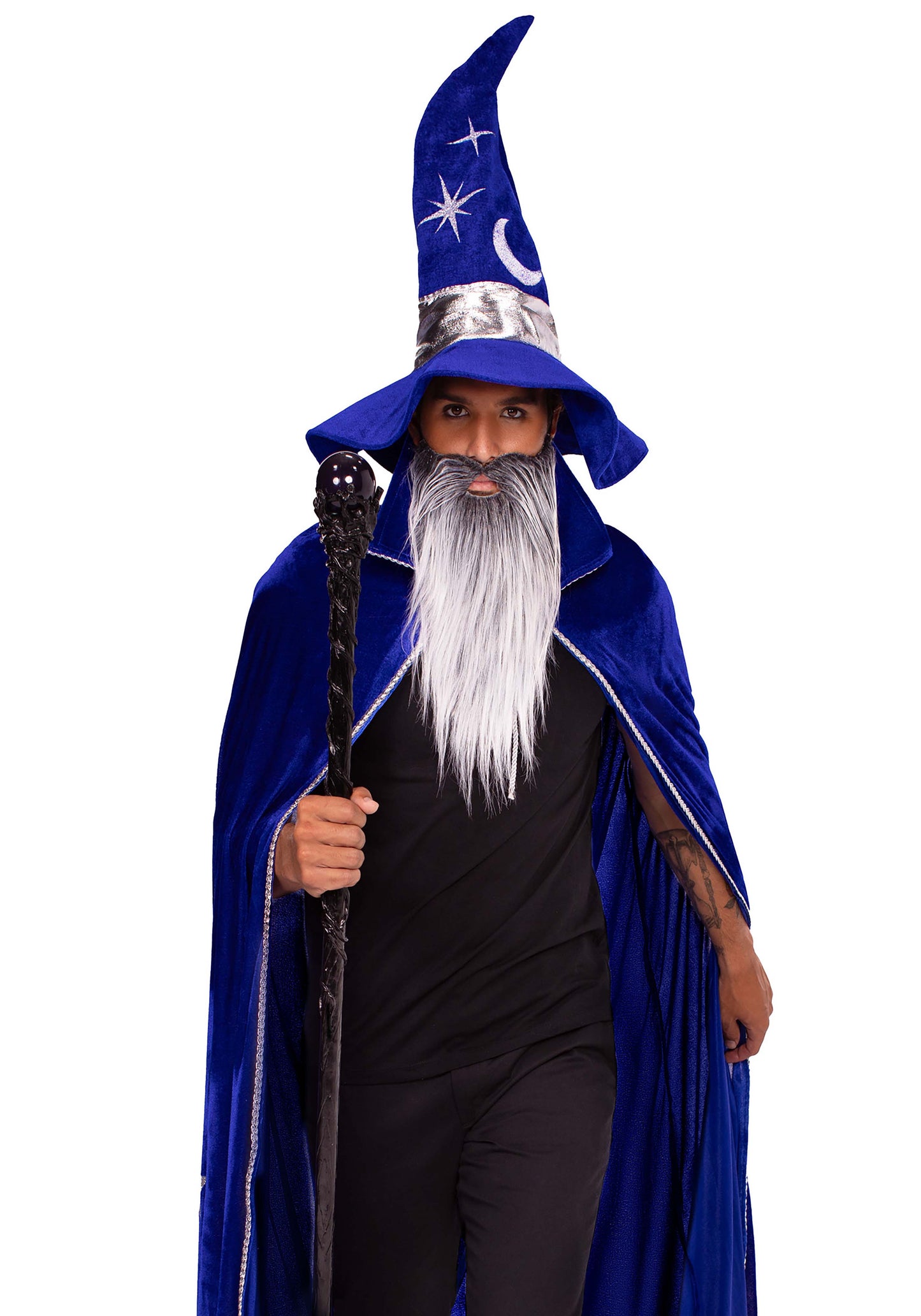 3 PC Wizard Kit, Cape, Hat and Beard