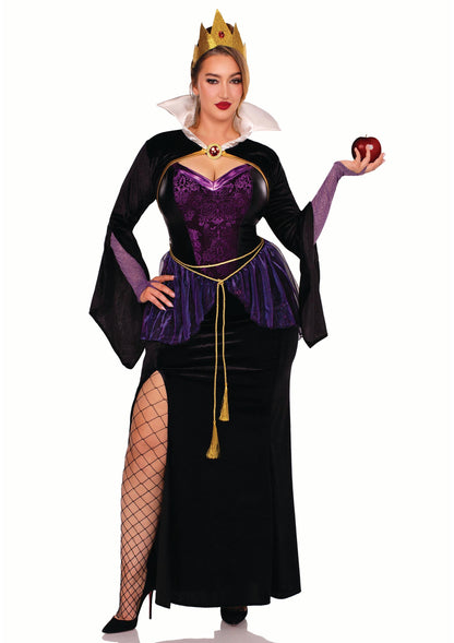 Evil Queen High-Slit Gown