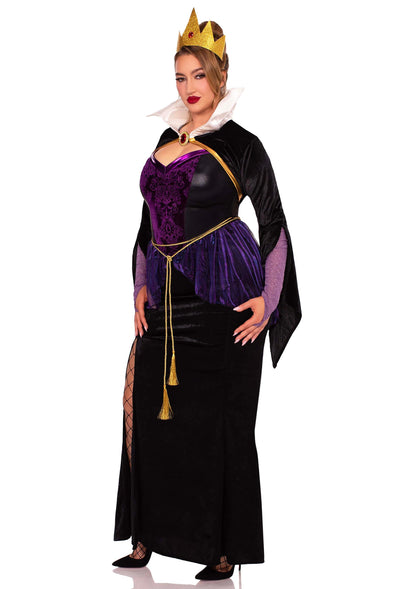 Evil Queen High-Slit Gown