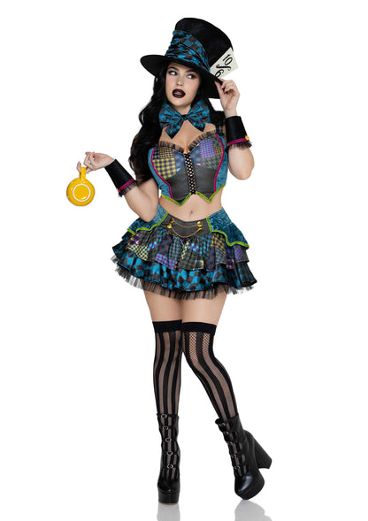 Darling Mad Hatter Top and Skirt
