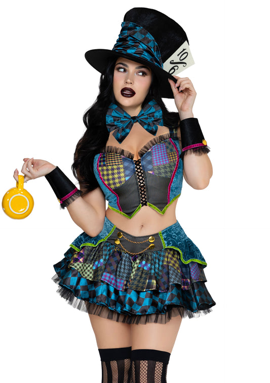 Darling Mad Hatter Top and Skirt