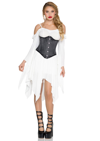 Steel Boned Satin Waist Cincher