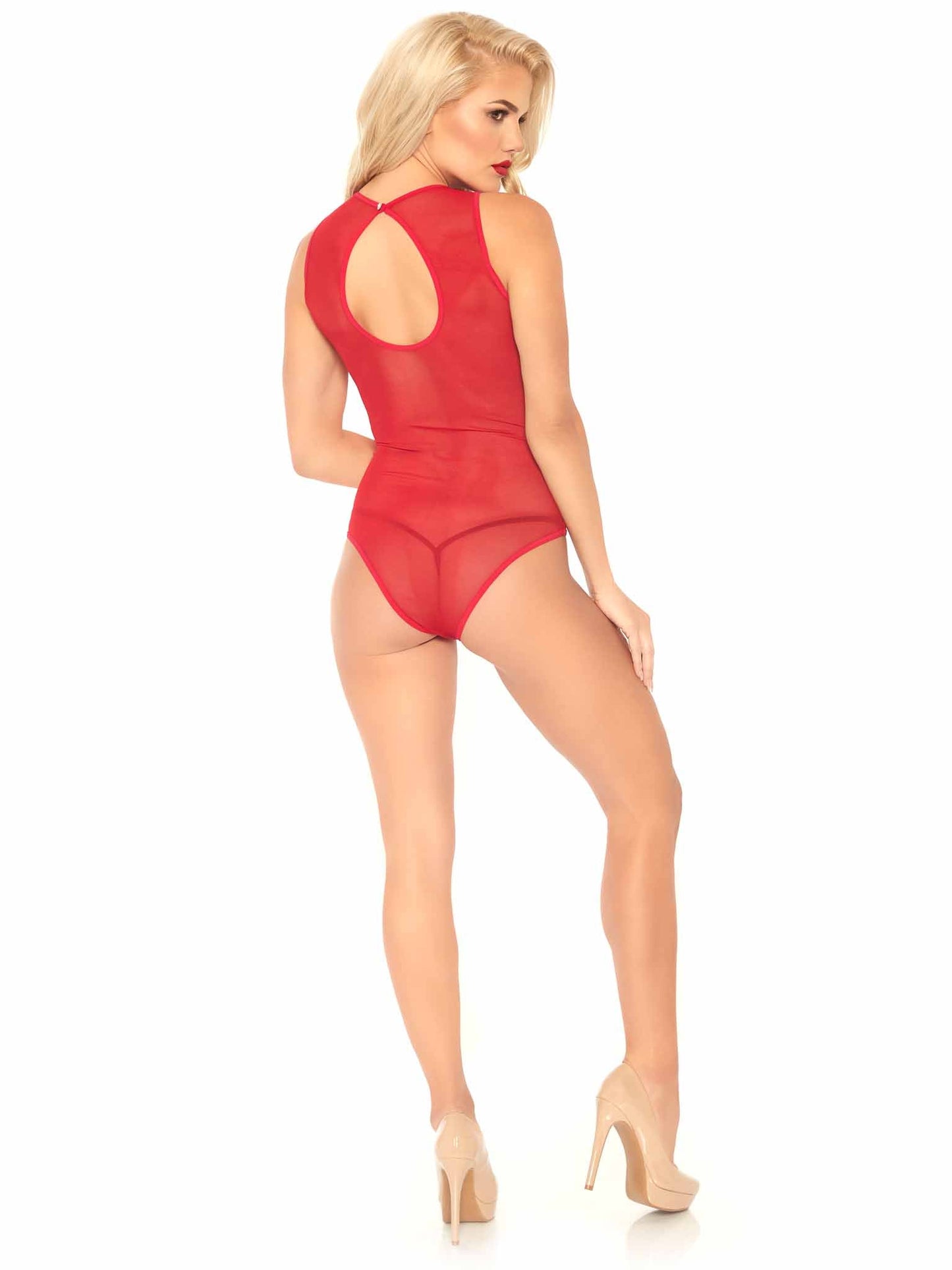 Teddy with Keyhole Back and Snap Crotch