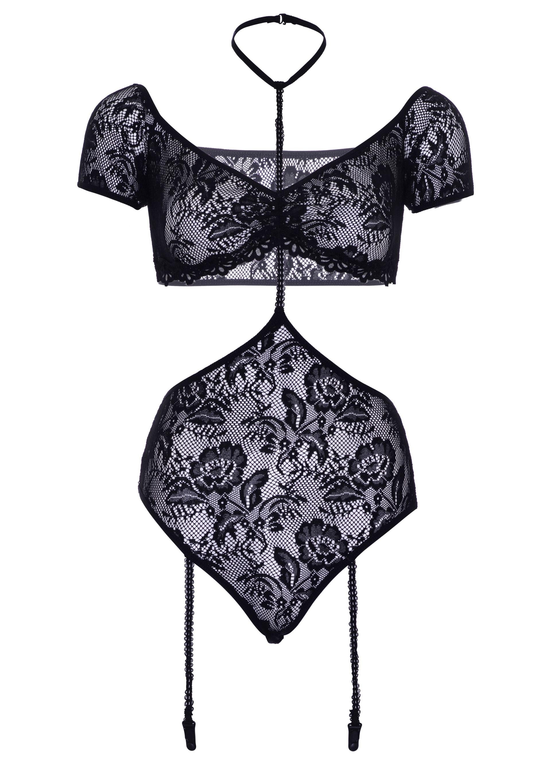 Leg Avenue 89263 Bandeau top and garter teddy