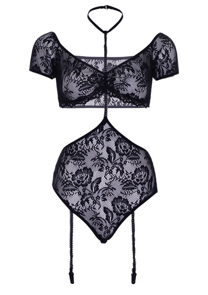Leg Avenue 89263 Bandeau top and garter teddy