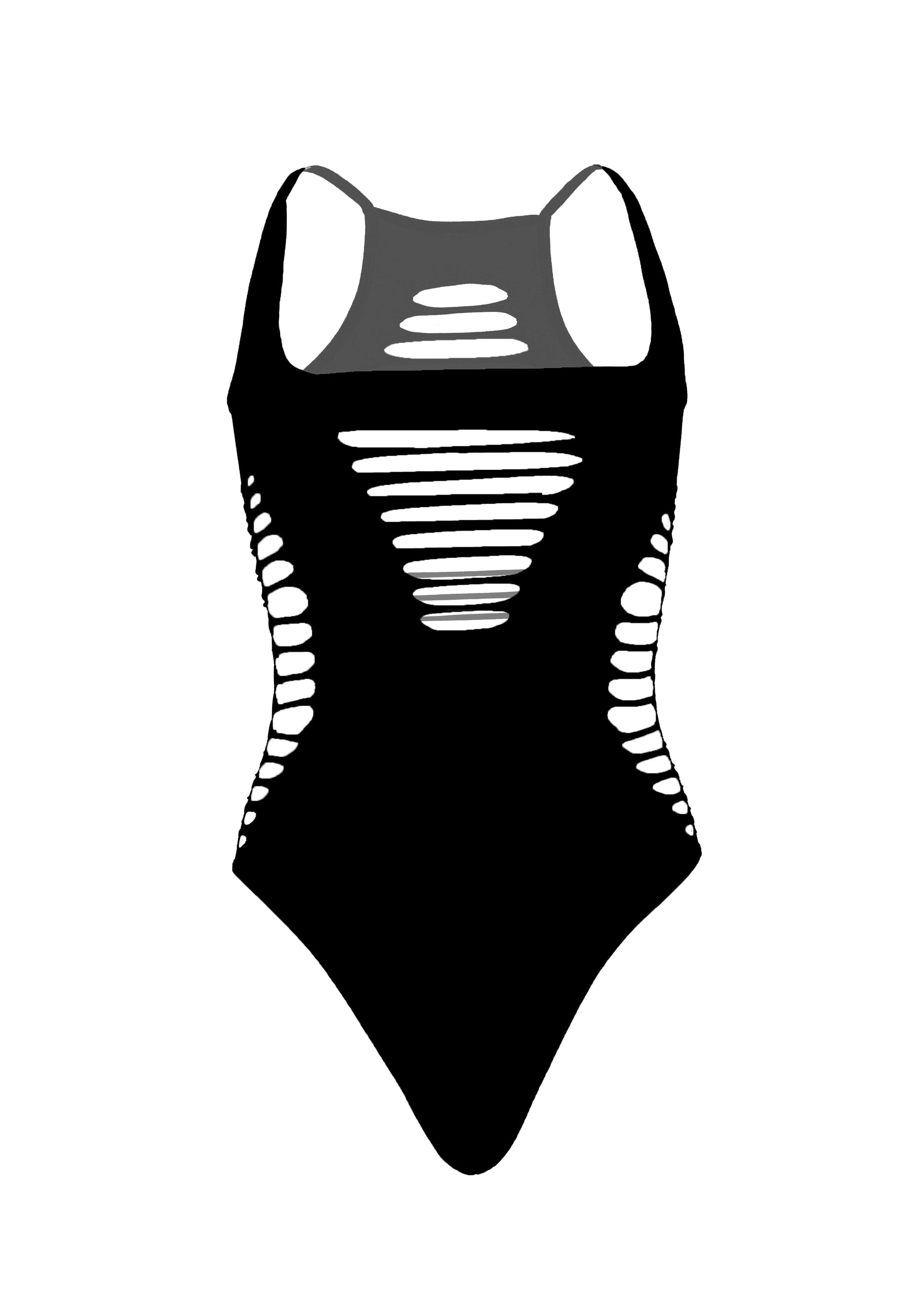 Leg Avenue 89294 Racer back thong bodysuit