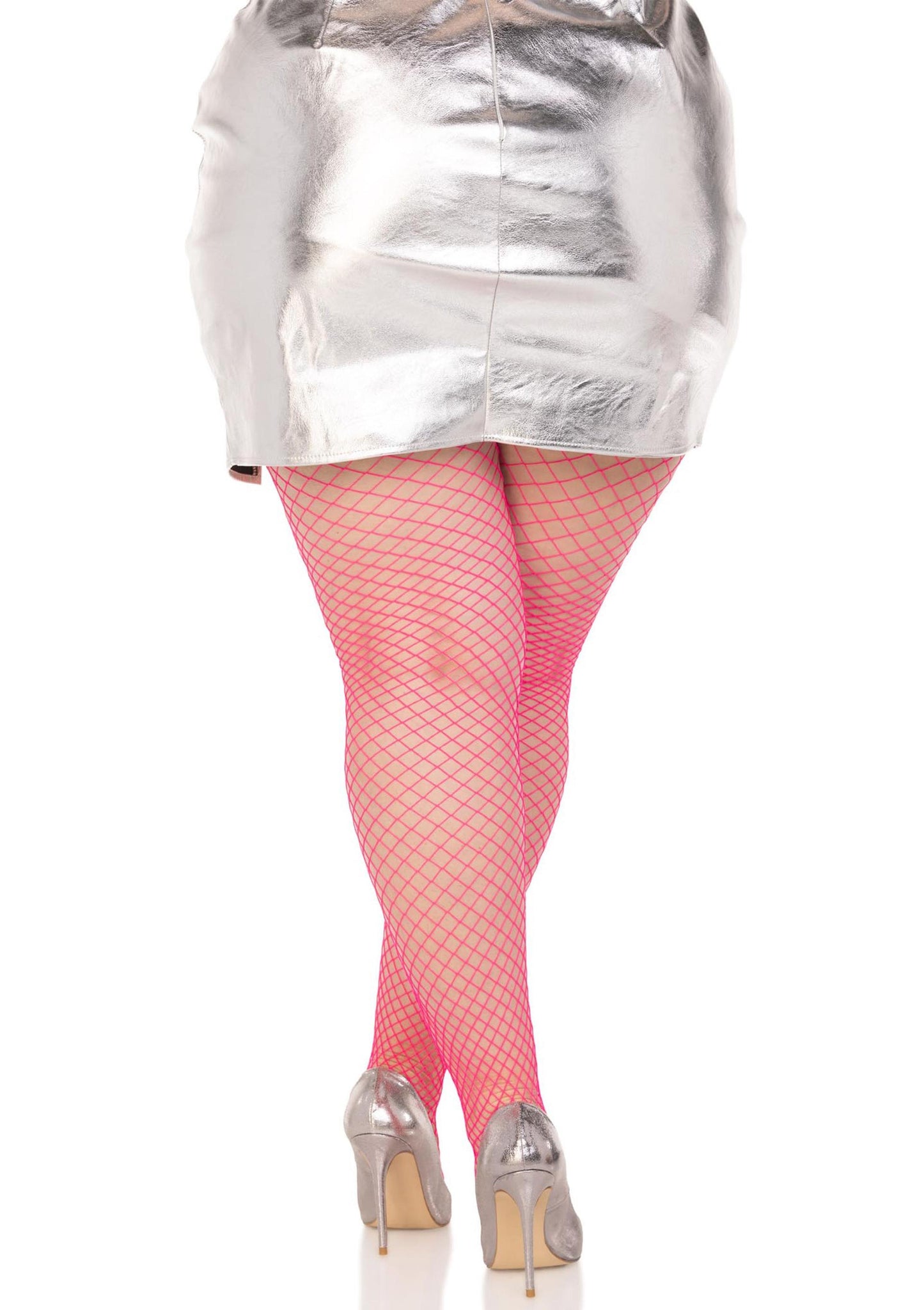 Plus Elastane Industrial Fishnet Pantyhose