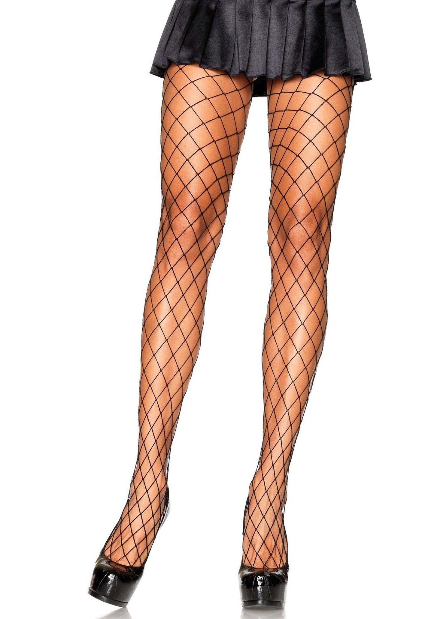 Elastane Diamond Fishnet Pantyhose